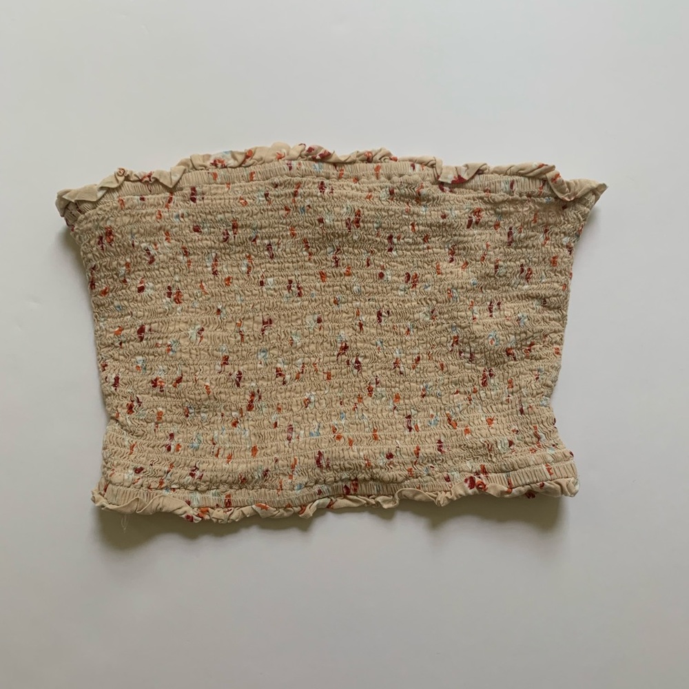 Tilly’s Smocked Ditsy Floral Tube Top
